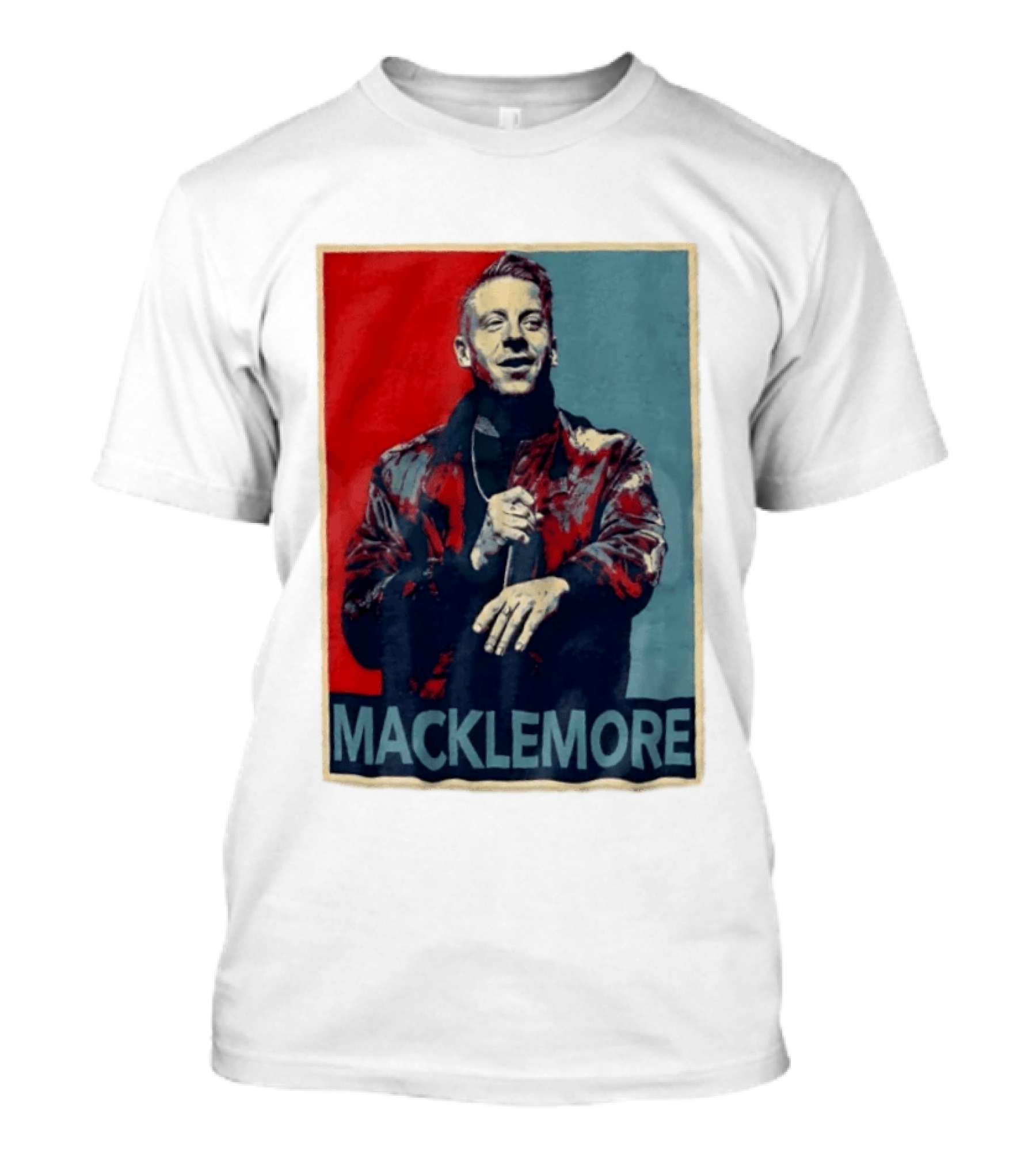 Macklemore Music Icon Red Blue T-Shirt