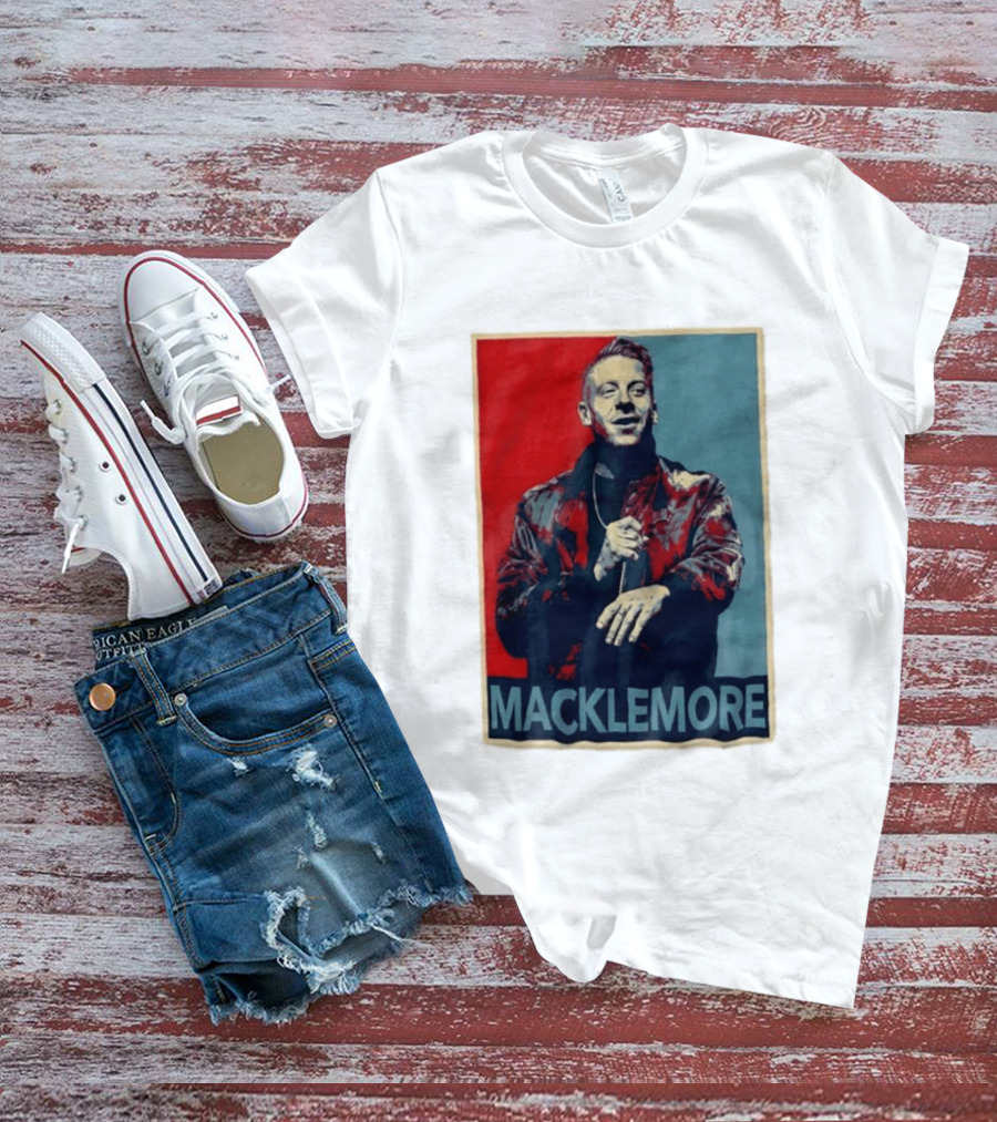 Macklemore Music Icon Red Blue T-Shirt