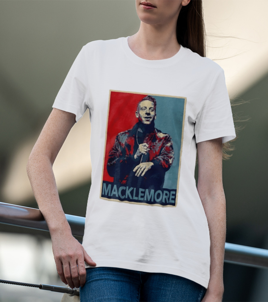 Macklemore Music Icon Red Blue T-Shirt