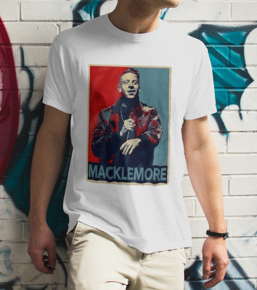 Macklemore Music Icon Red Blue T-Shirt