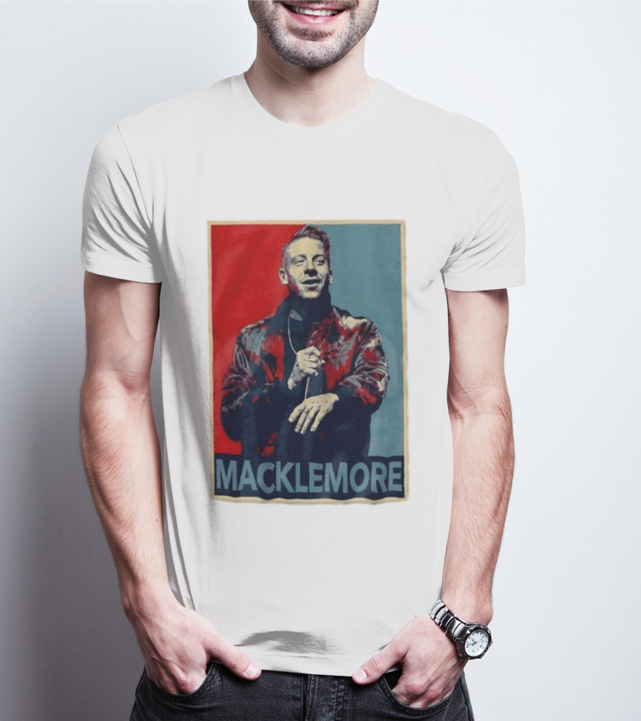 Macklemore Music Icon Red Blue T-Shirt