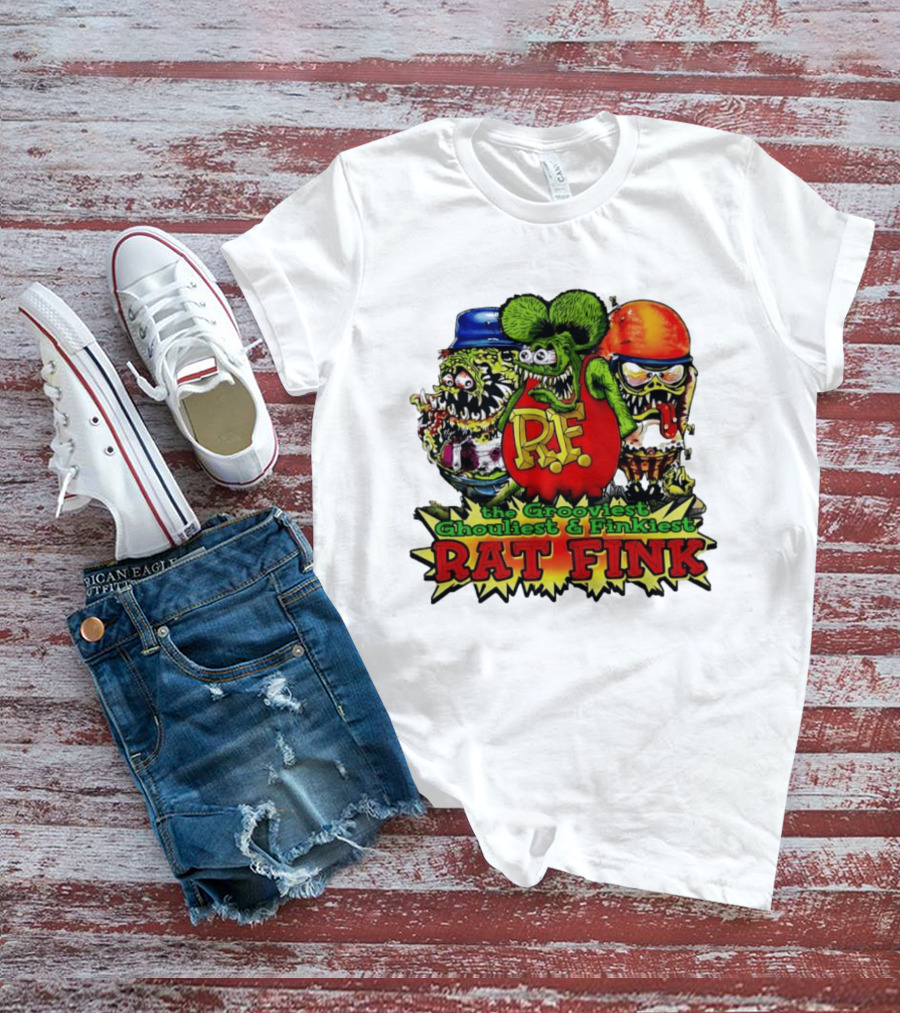 Grooviest Ghouliest Finkiest Rat Fink R.F. T-Shirt
