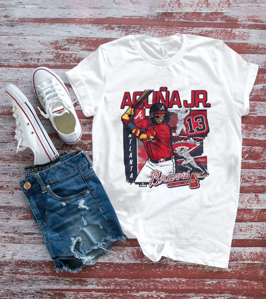 Acuña Jr. Atlanta Braves 13 Baseball Player MLB T-Shirt