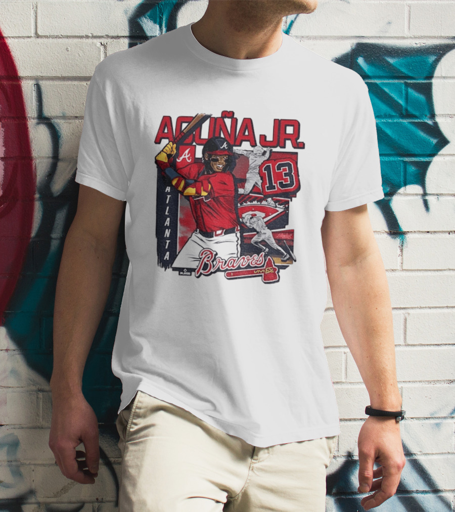 Acuña Jr. Atlanta Braves 13 Baseball Player MLB T-Shirt