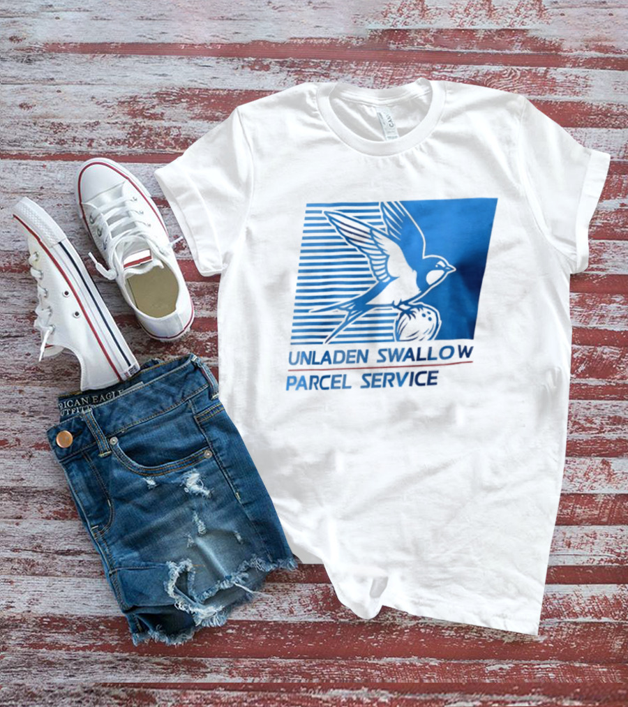 Unladen Swallow Parcel Service Monty Python T-Shirt