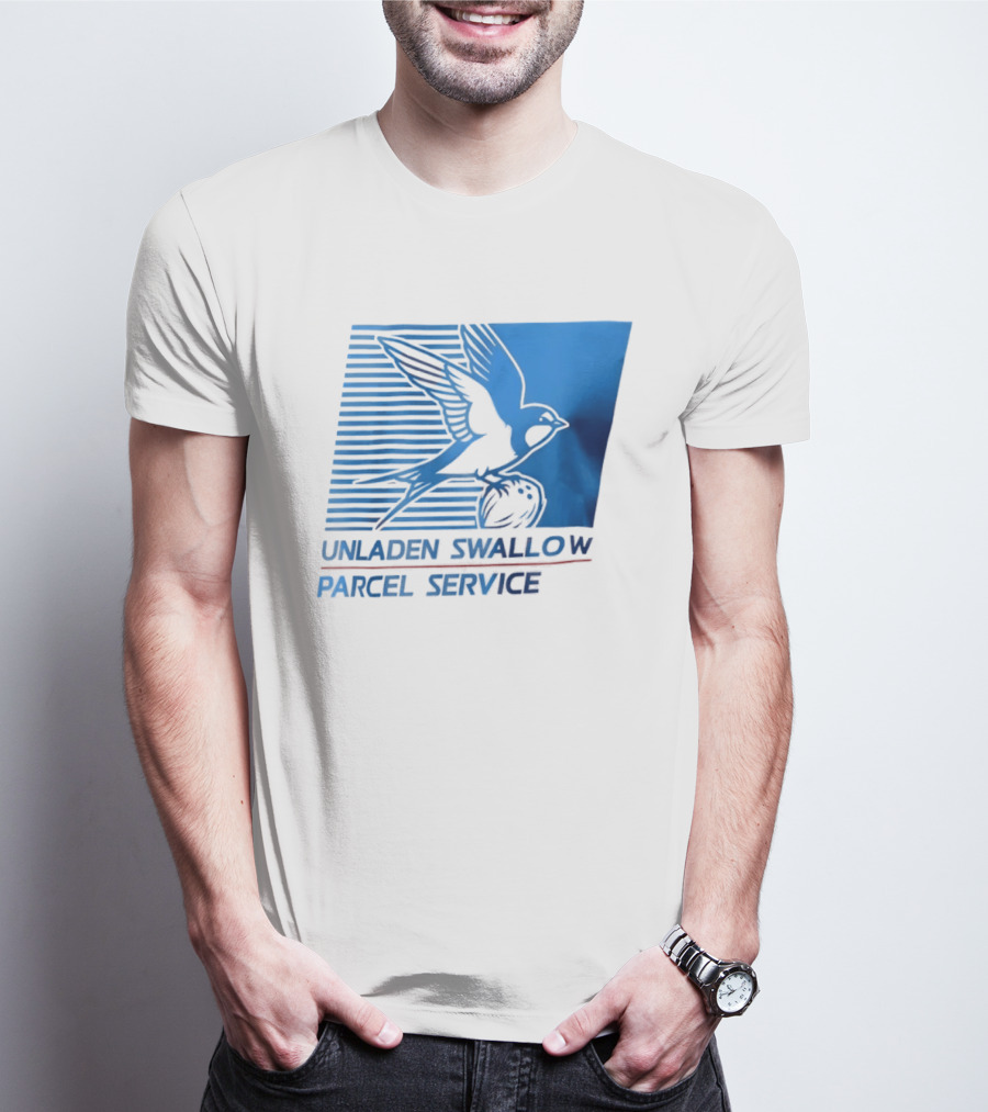 Unladen Swallow Parcel Service Monty Python T-Shirt