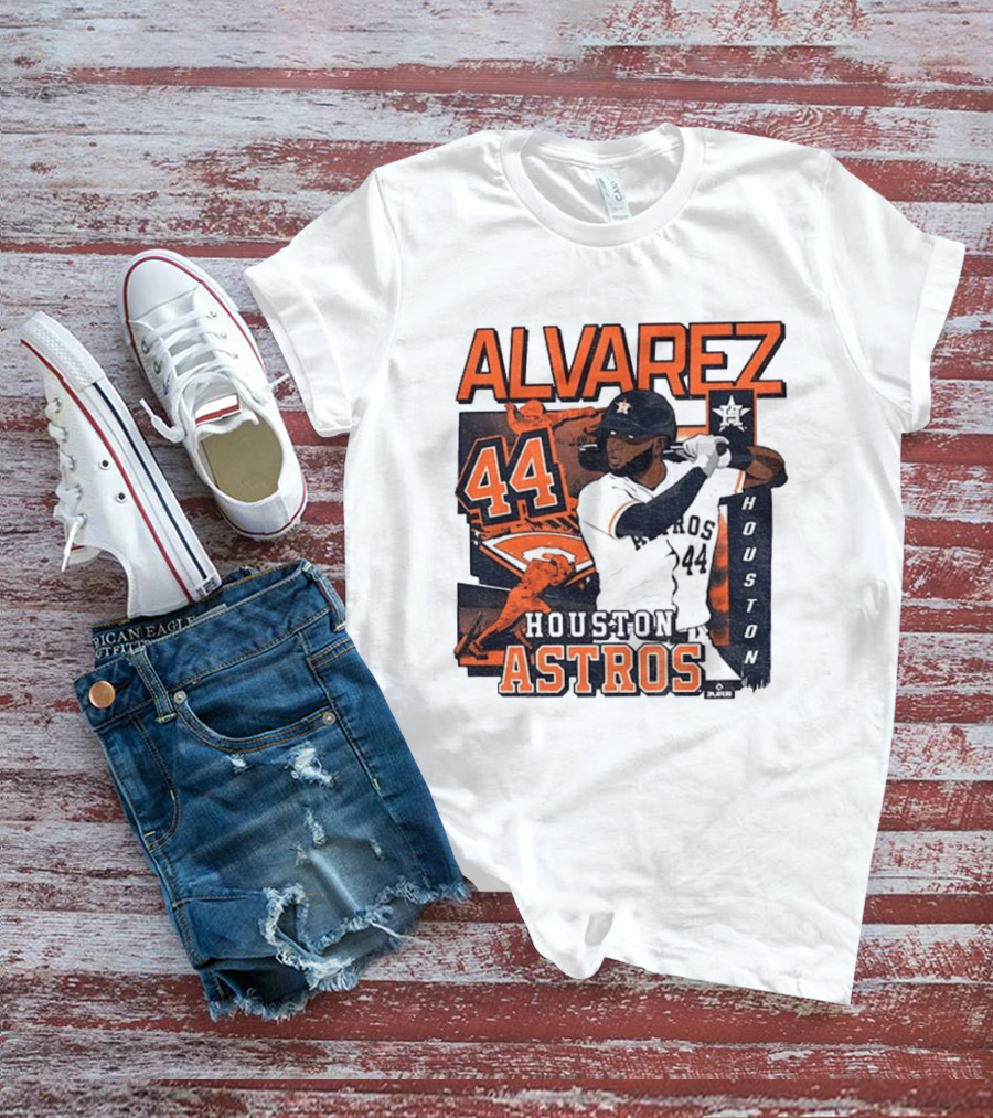 Yordan Alvarez 44 Houston Astros Player Edition MLB T-Shirt