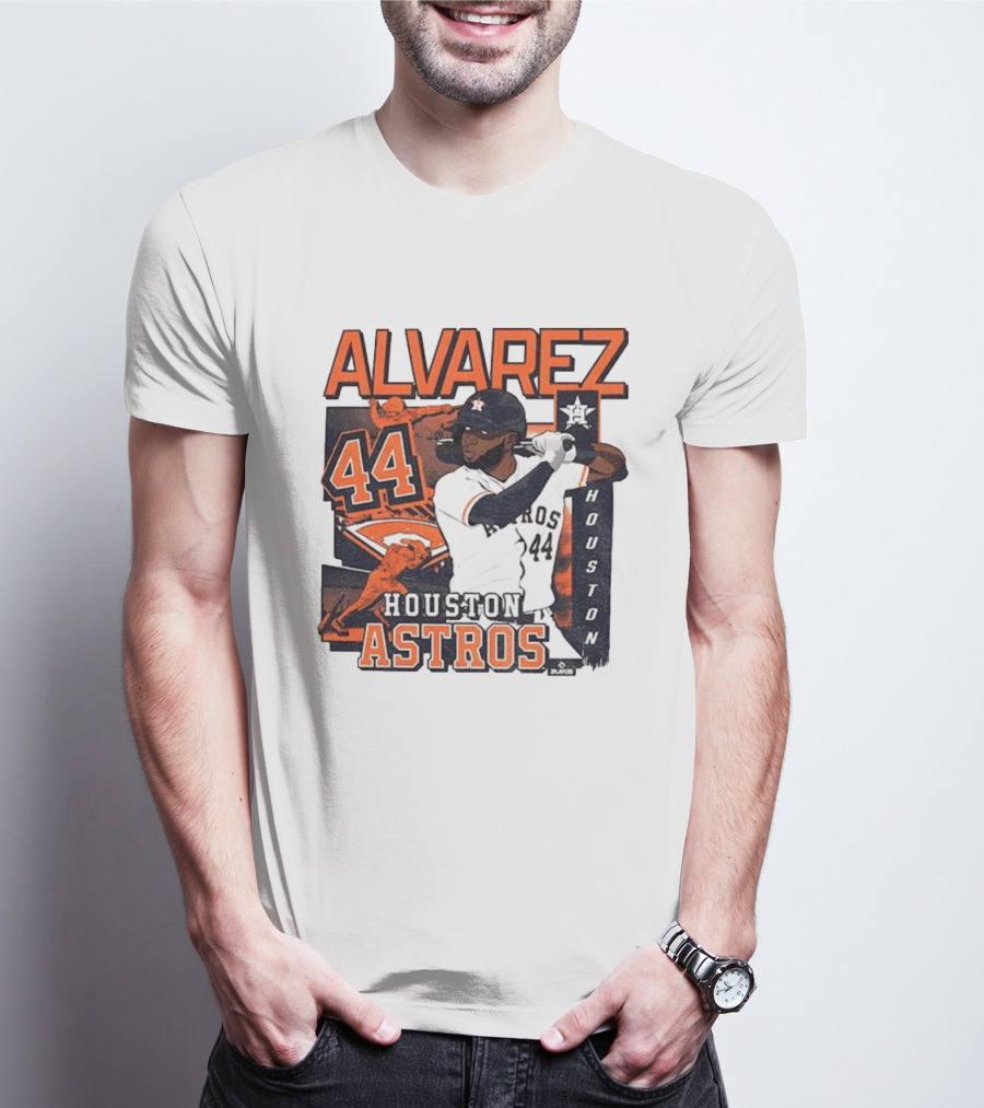 Yordan Alvarez 44 Houston Astros Player Edition MLB T-Shirt
