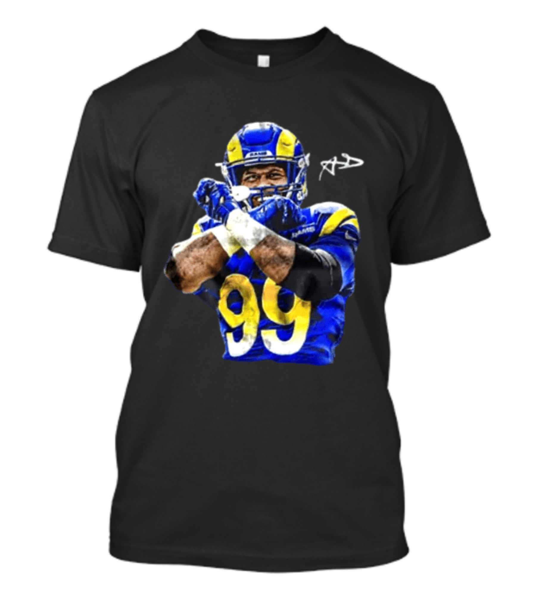 Aaron Donald Los Angeles Rams 99 The Return Signature NFL Football Star T-Shirt