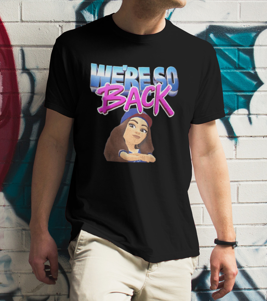 We're So Back Bitmoji Avatar Los Angeles Dodgers T-Shirt