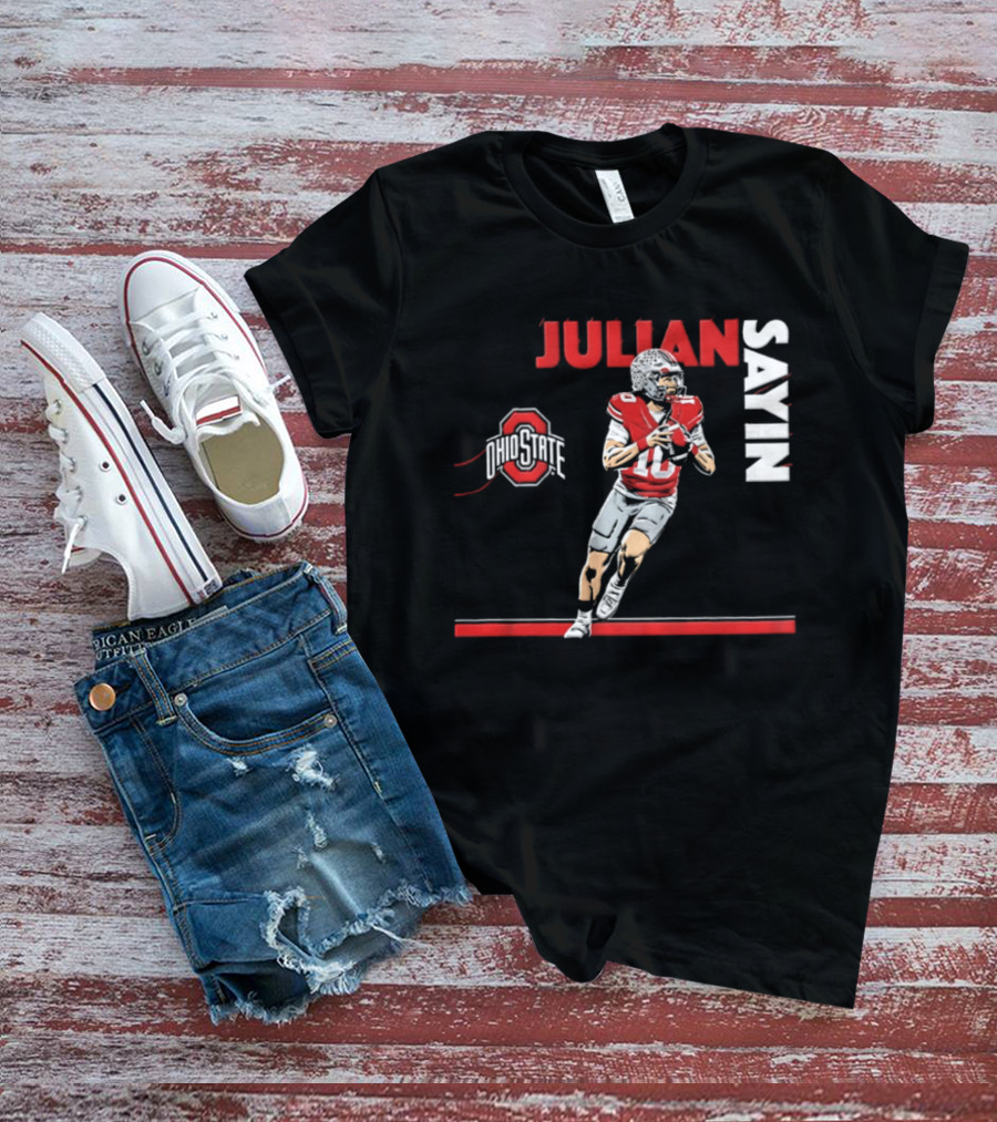 Ohio State Buckeyes Football 2026 Julian Sayin Neon Nights T-Shirt