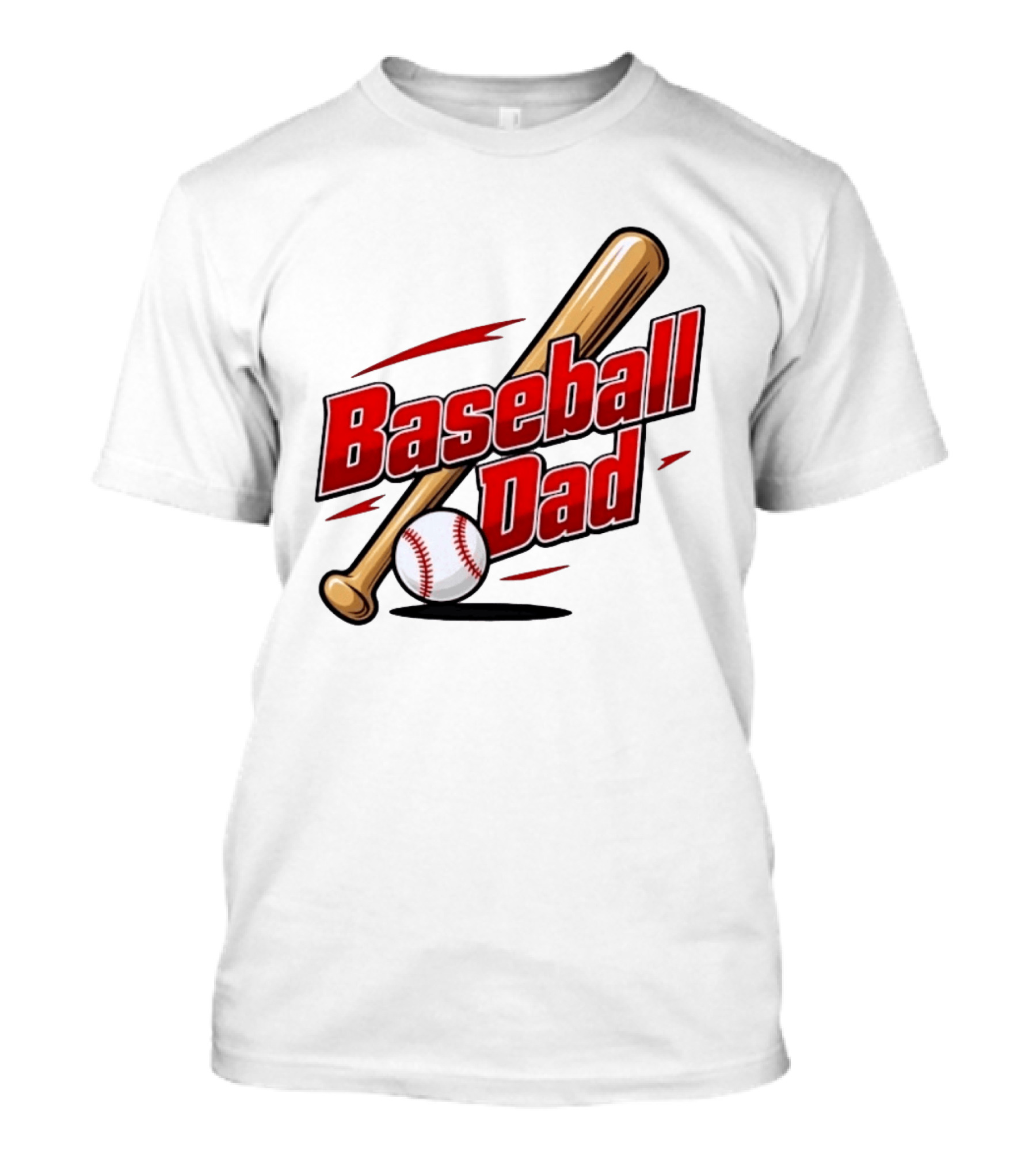 Baseball Dad Bat And Ball Sports T-Shirt