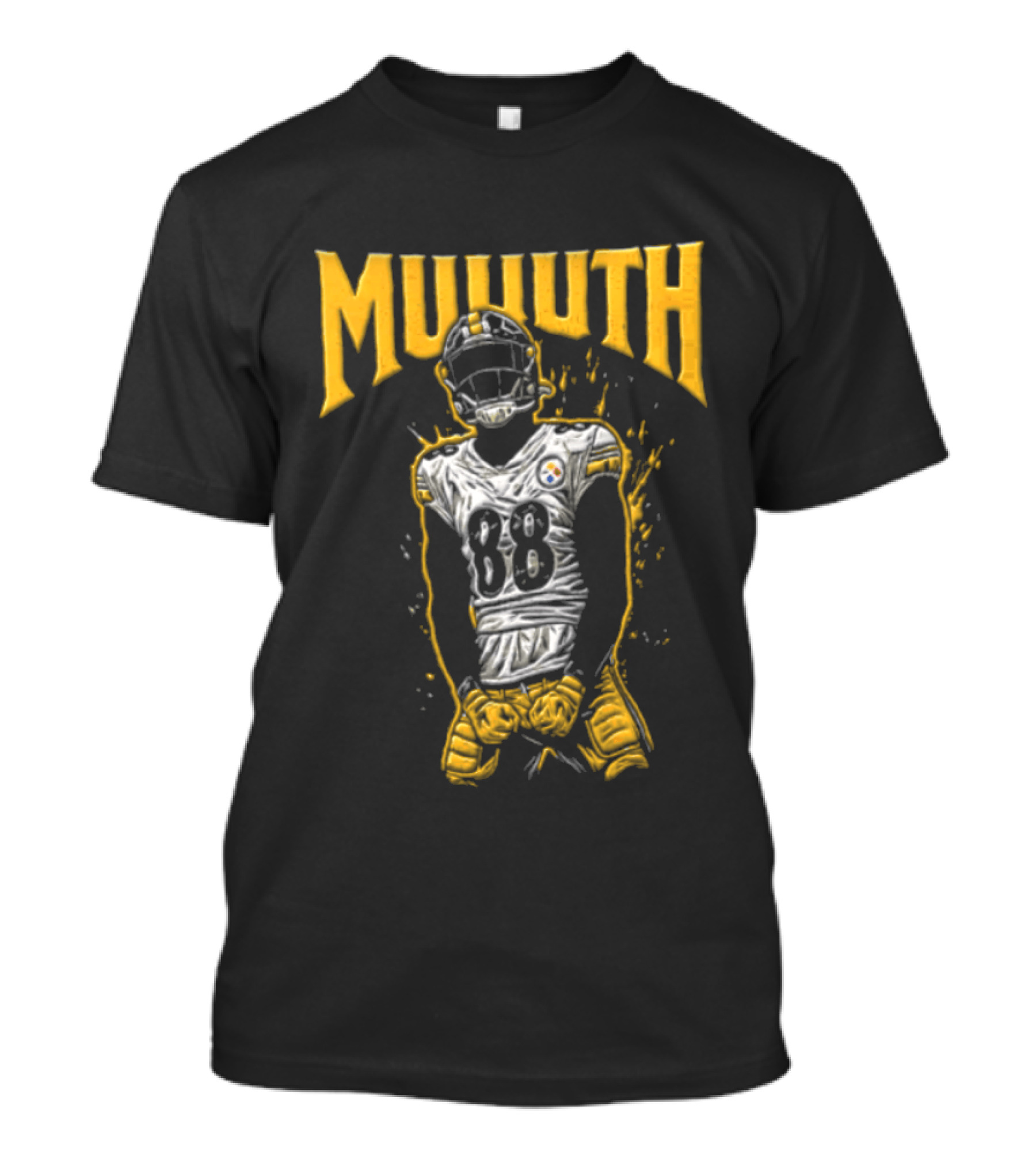 MUUTH Pat Freiermuth 88 Pittsburgh Steelers T-Shirt