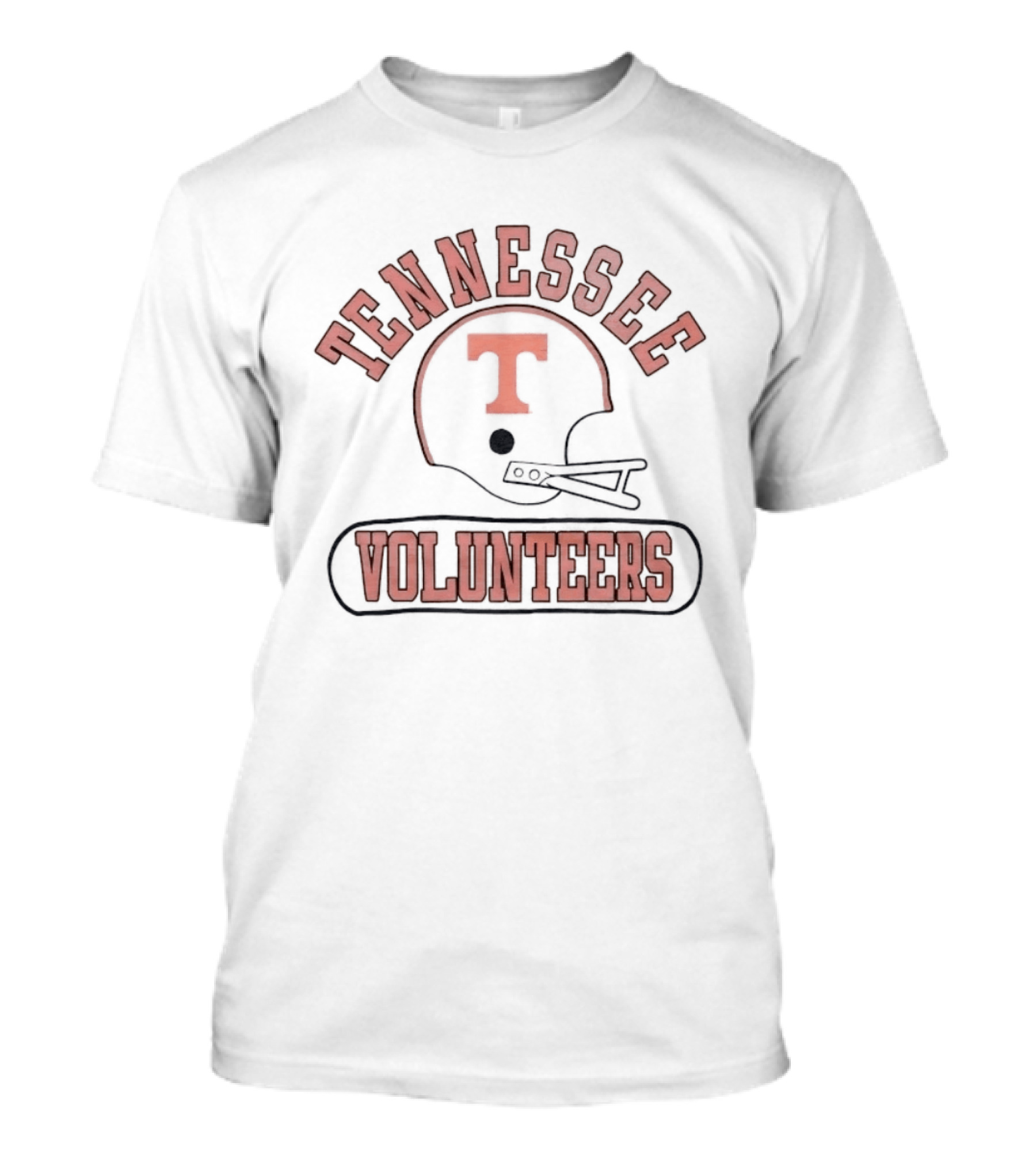 Tennessee Volunteers Football Helmet Distressed T-Shirt
