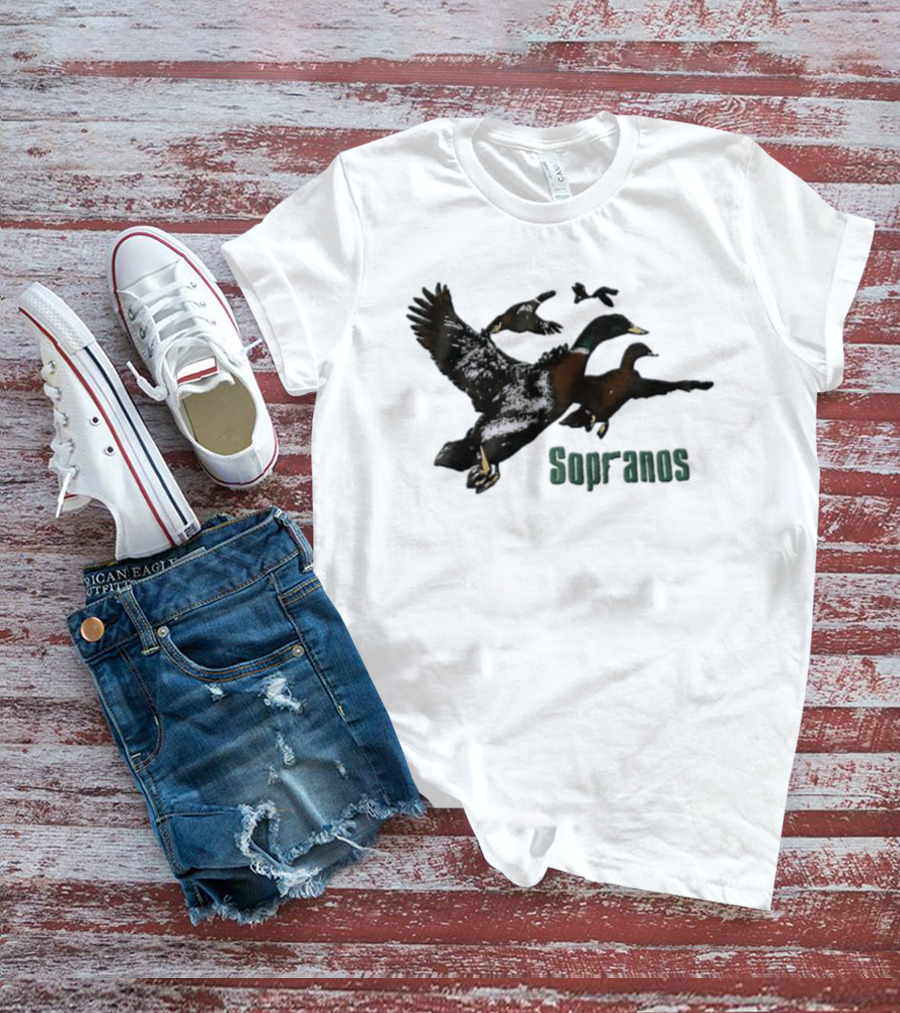 Sopranos Ducks Flying Scene Iconic TV Show Moment T-Shirt