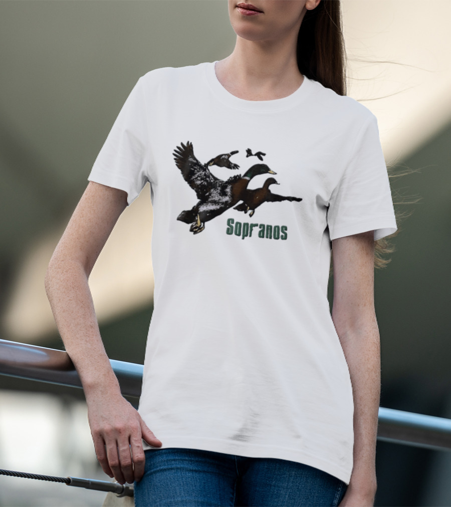 Sopranos Ducks Flying Scene Iconic TV Show Moment T-Shirt