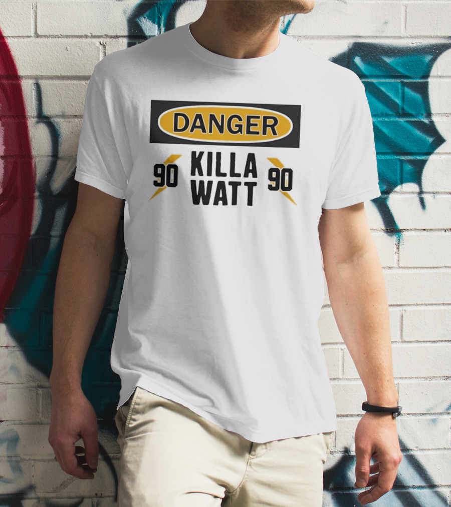 Danger Killa Watt 90 Pittsburgh Steelers TJ Watt T-Shirt