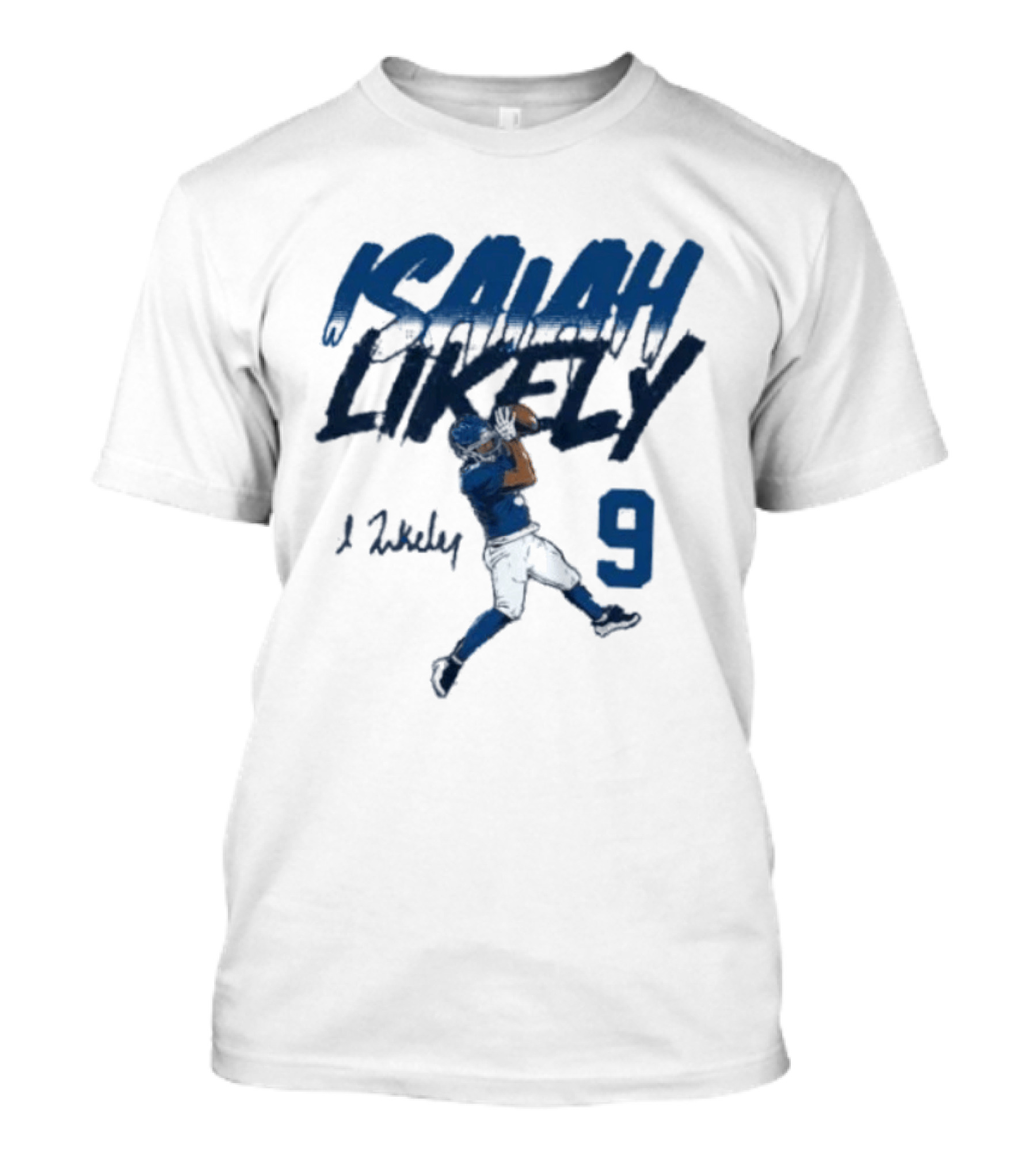 Isaiah Likely Catch Pose 9 New York Giants T-Shirt