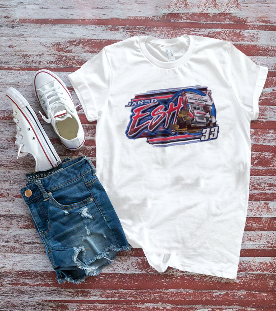 Jared Esh 33 Sprint Car Racing Ezra's Point Competition T-Shirt