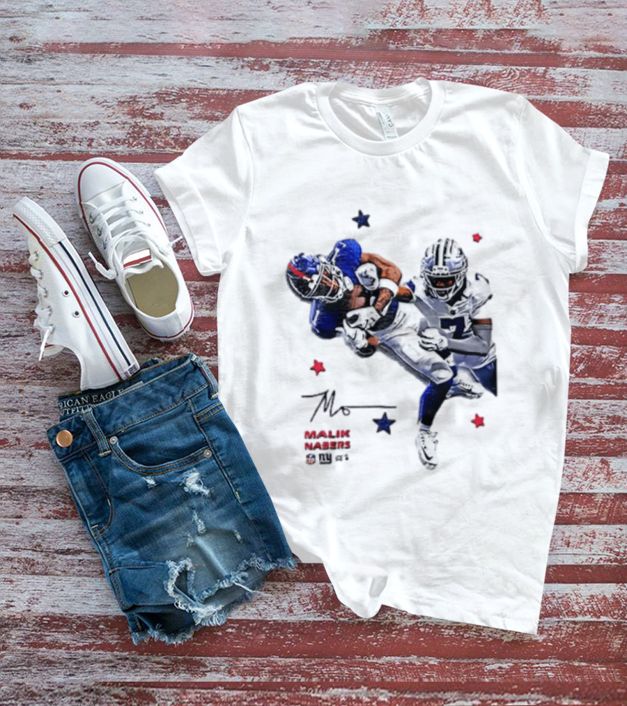 Malik Nabers New York Giants Cowboys Matchup Highlight T-Shirt