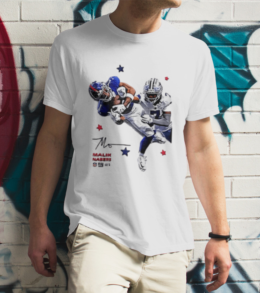 Malik Nabers New York Giants Cowboys Matchup Highlight T-Shirt