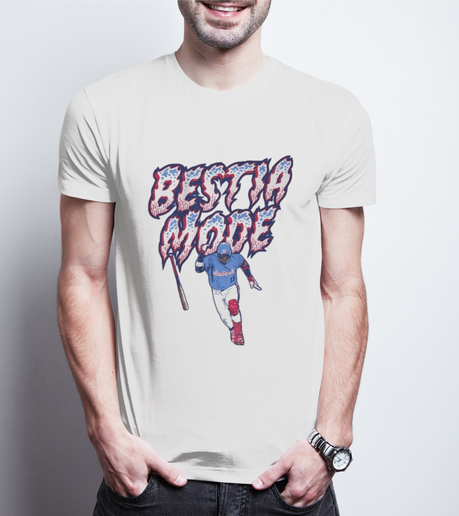 Ronald Acuña Jr Bestia Mode Baseball Atlanta Braves T-Shirt
