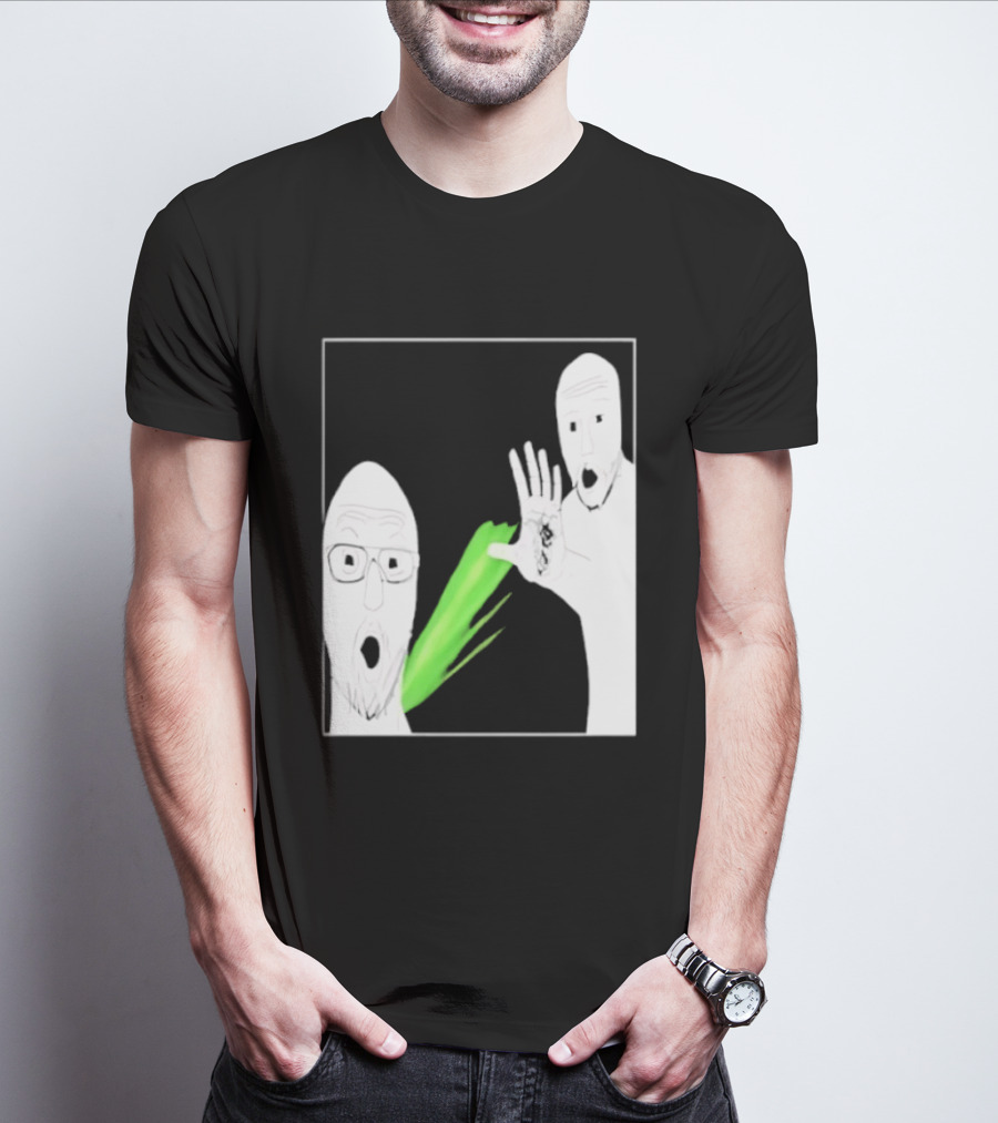 Soyjak Pointing Meme Wholesome Internet Reaction T-Shirt