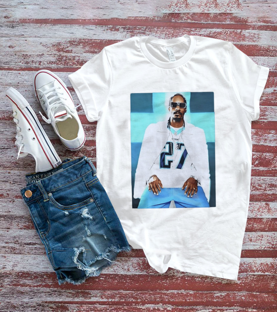 Tennessee Titans 27 Jersey Worn By Snoop Dogg T-Shirt