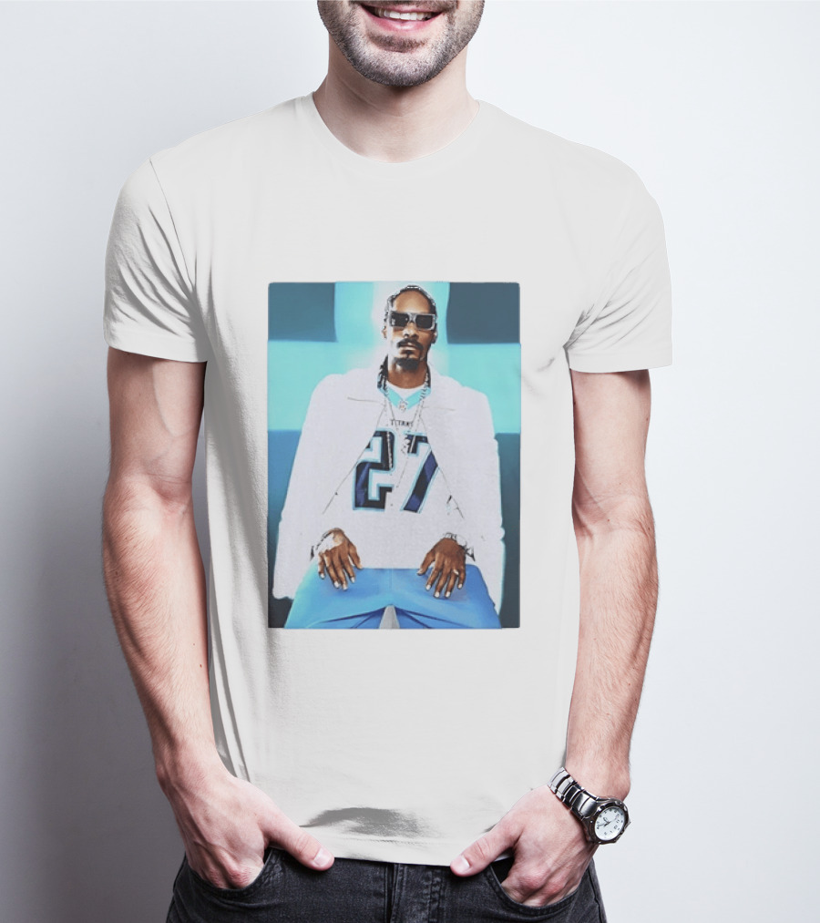 Tennessee Titans 27 Jersey Worn By Snoop Dogg T-Shirt