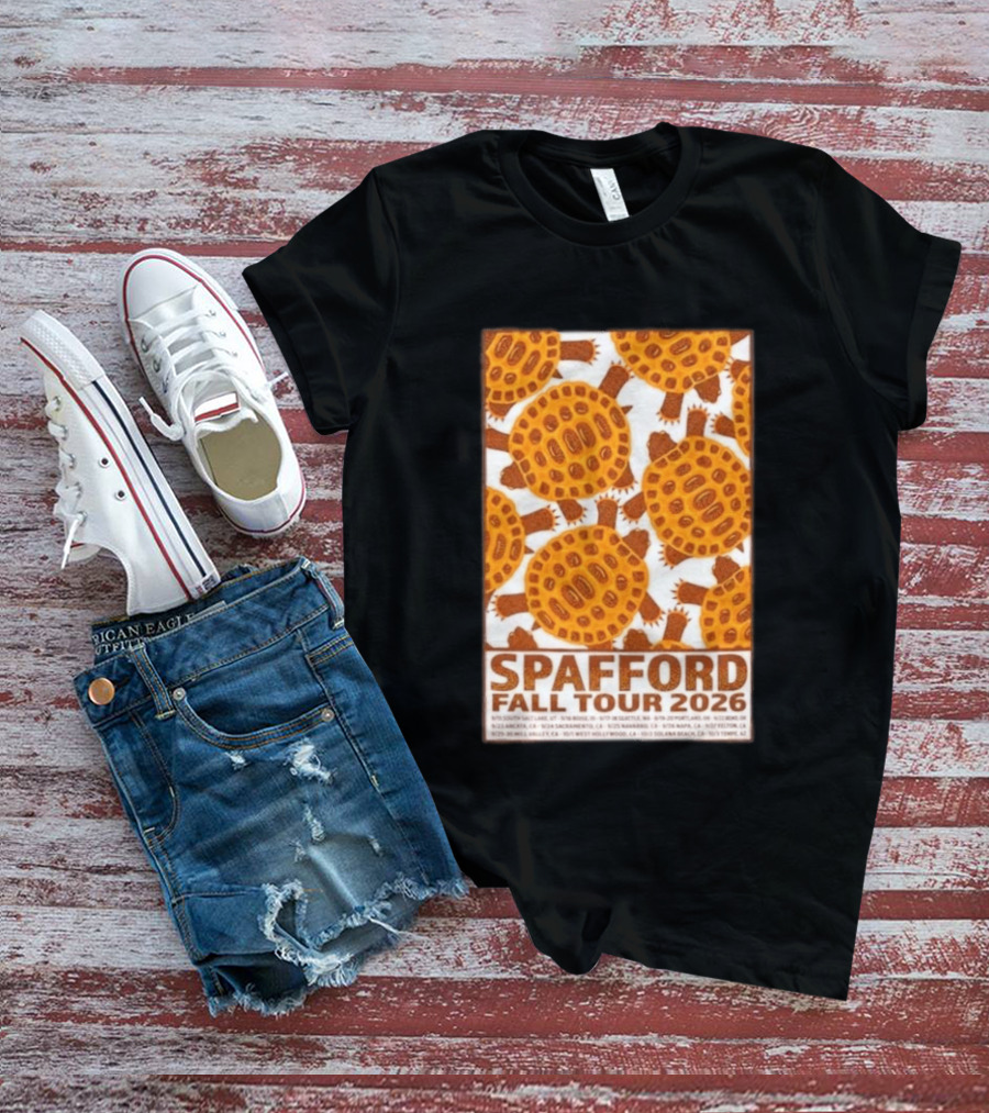Spafford Fall Tour 2026 Turtles And Tour Dates T-Shirt