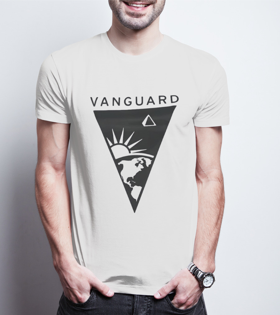 Vanguard Earth Sun Triangle Minimalist Earth Sun T-Shirt