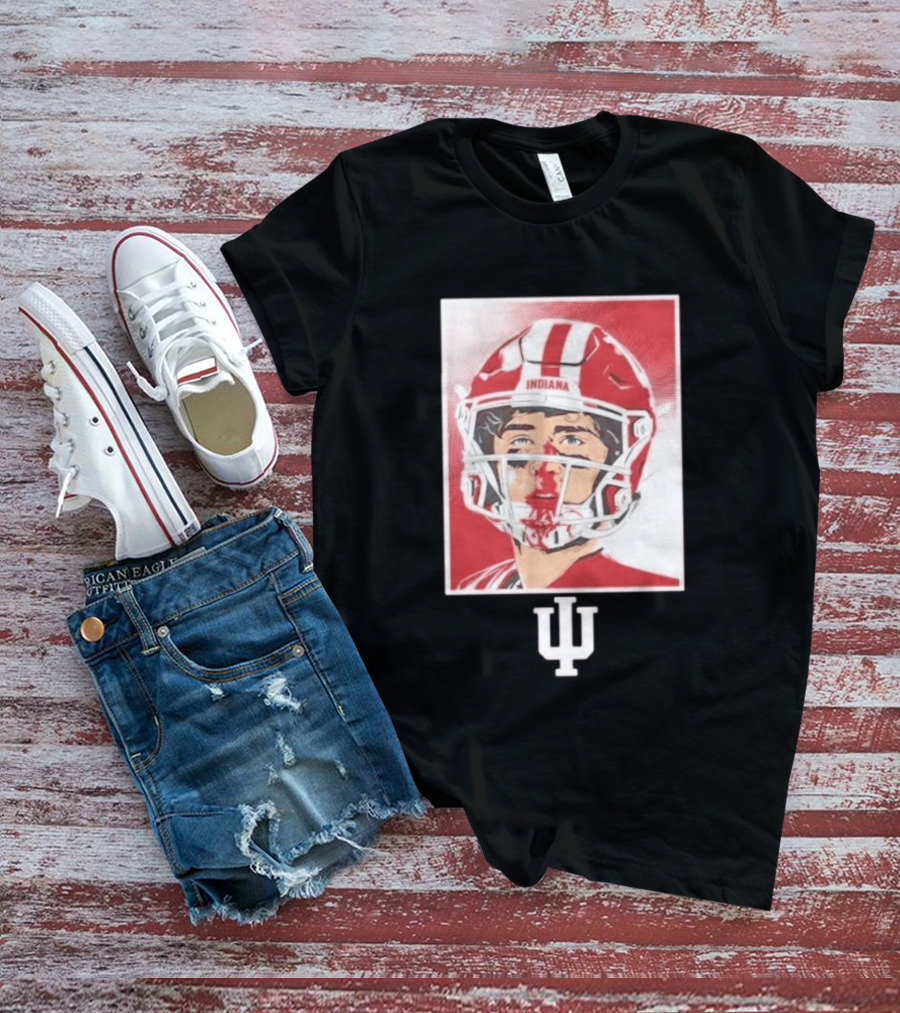 Josh Hoover Indiana Hoosiers Football Bloody Face T-Shirt