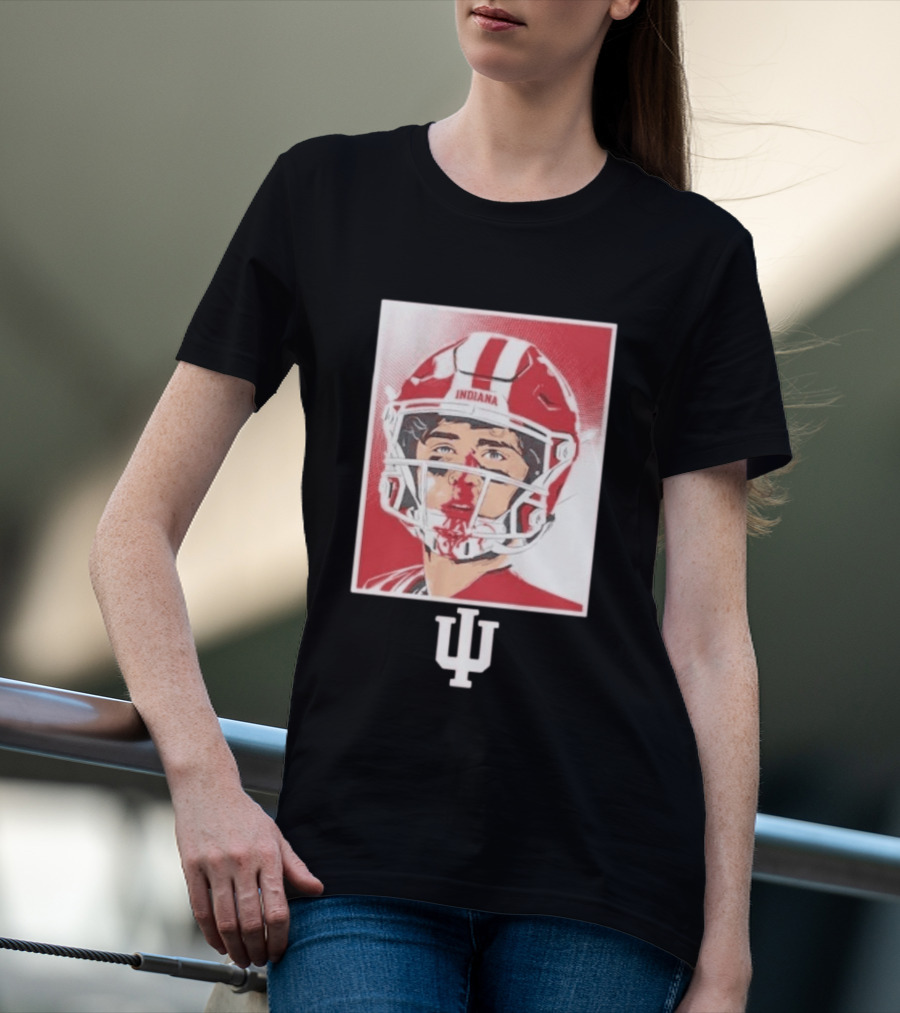 Josh Hoover Indiana Hoosiers Football Bloody Face T-Shirt