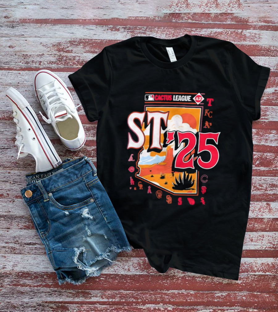 Cactus League 2025 Arizona Spring Training MLB AZ ST'25 T-Shirt