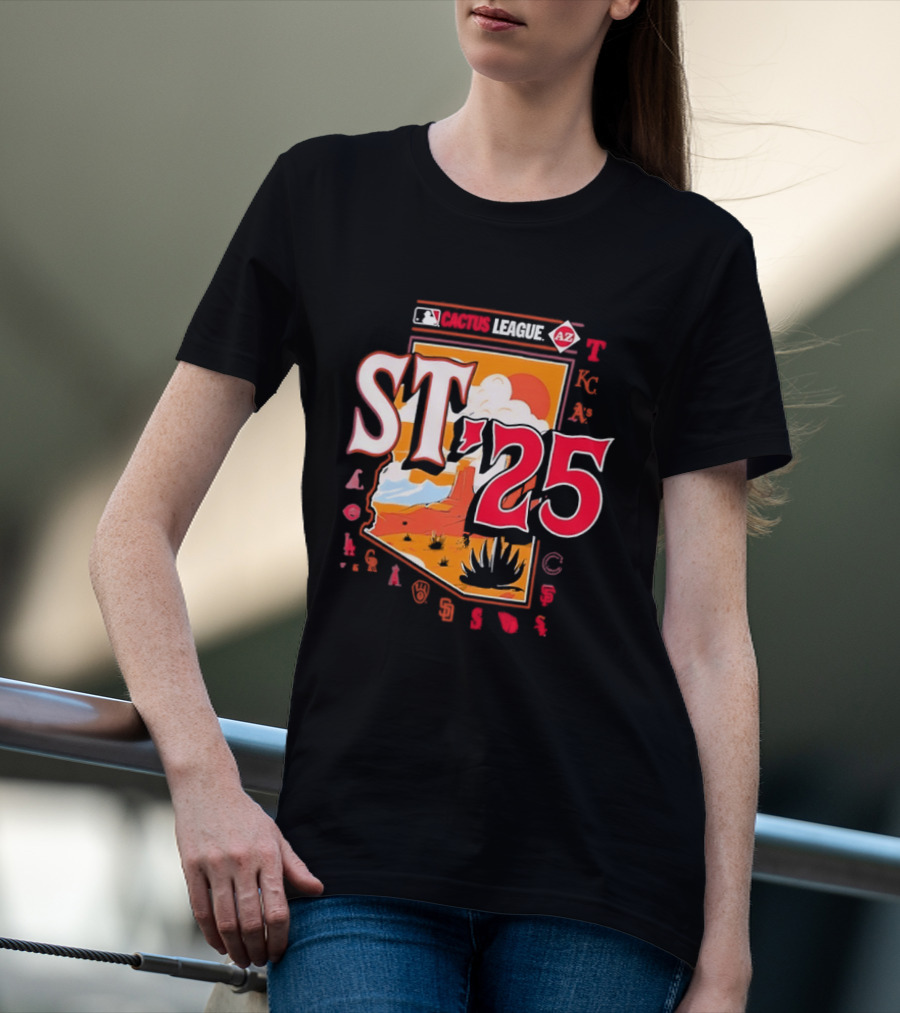 Cactus League 2025 Arizona Spring Training MLB AZ ST'25 T-Shirt