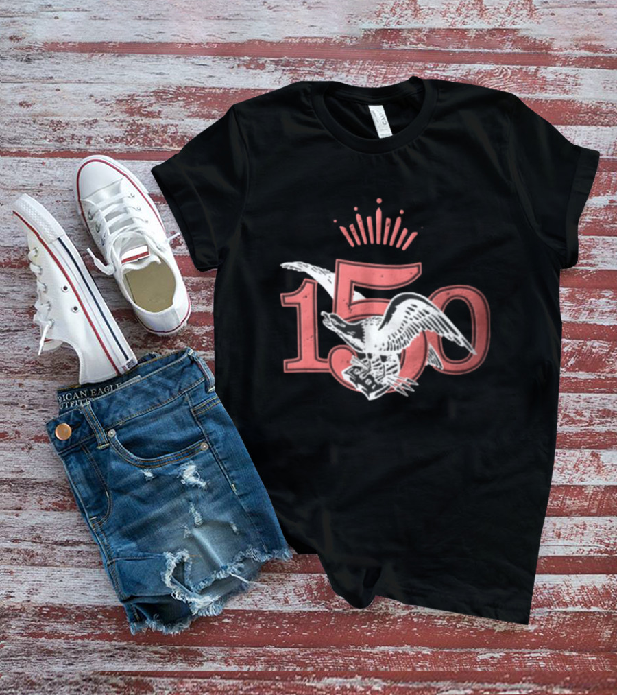 Texas A And M University 150th Anniversary 1876 Eagle Crown T-Shirt