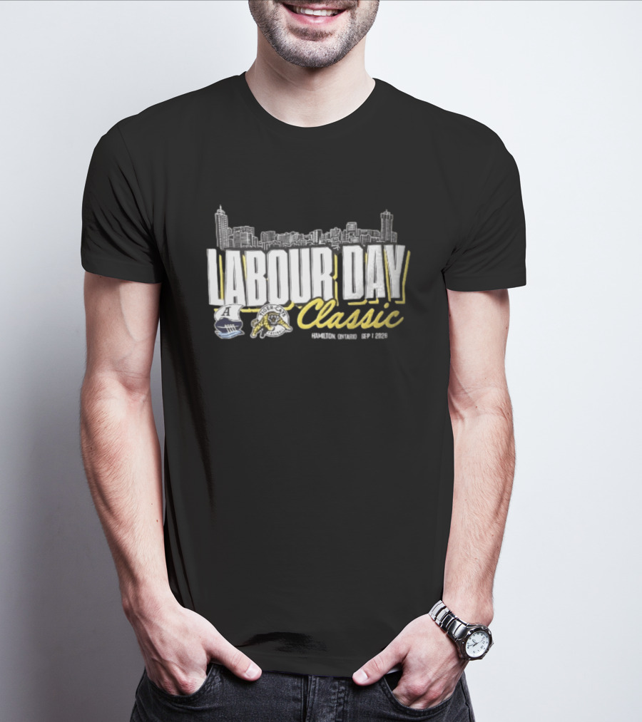 Toronto Argonauts Hamilton Tiger Cats Labour Day Classic 2026 Skyline Event T-Shirt