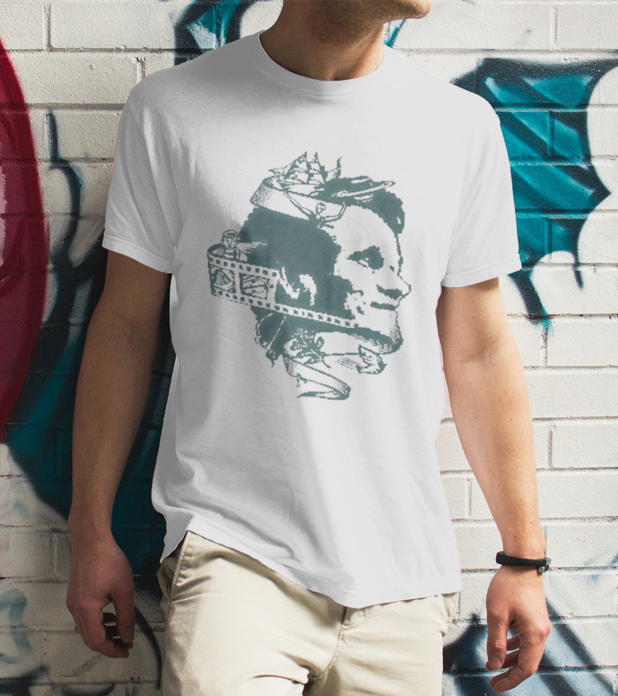 Abraham Lincoln Nautical Film Reel Image T-Shirt