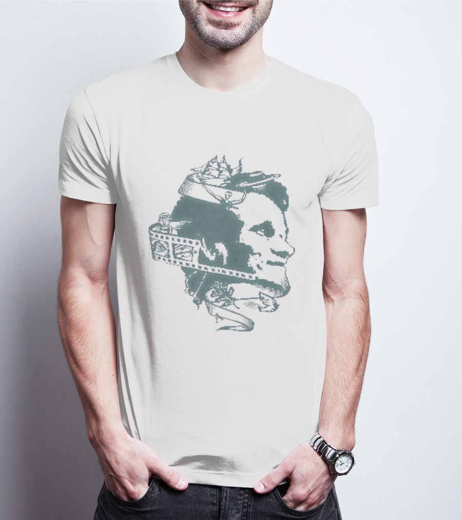 Abraham Lincoln Nautical Film Reel Image T-Shirt