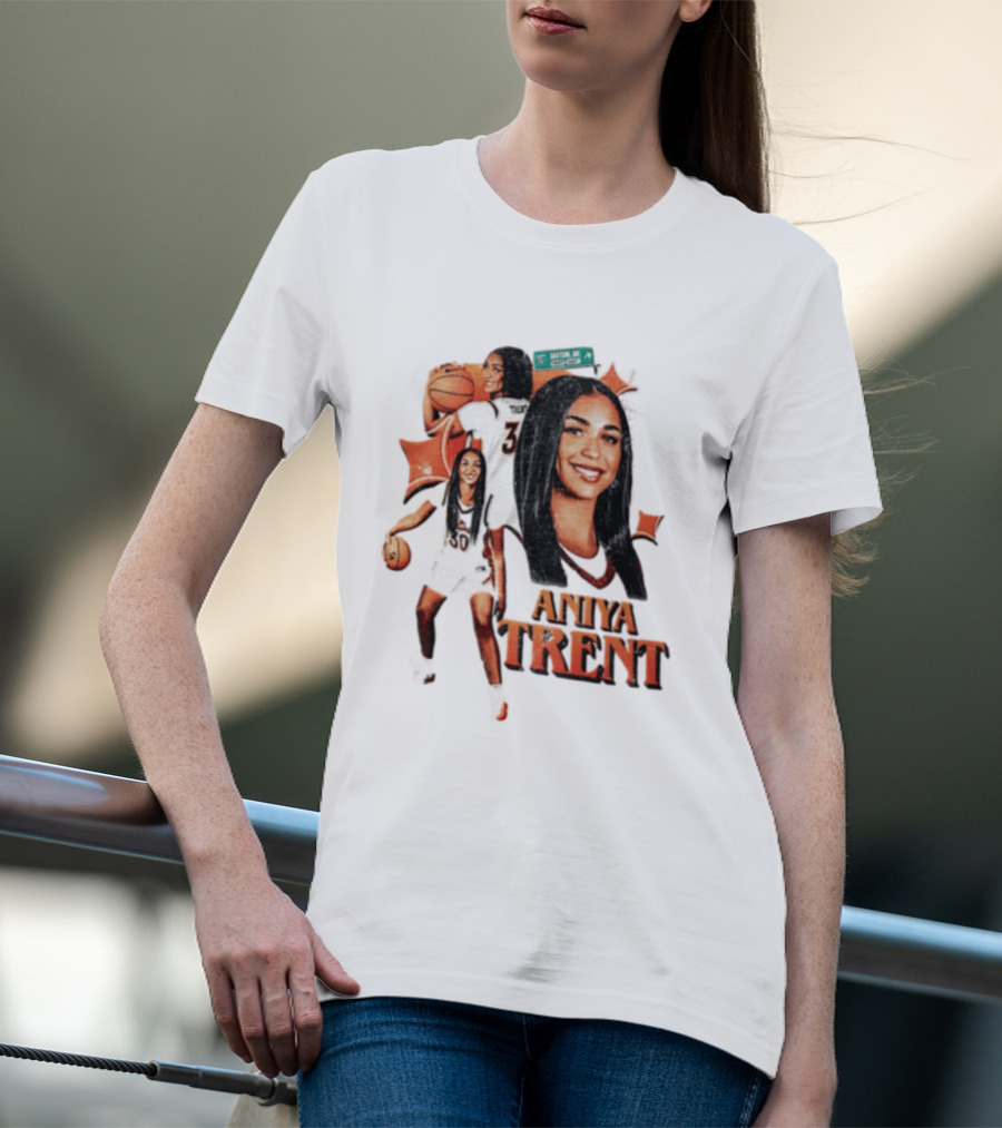 Aniya Trent Dayton Ohio Basketball Player The Burg Sign T-Shirt