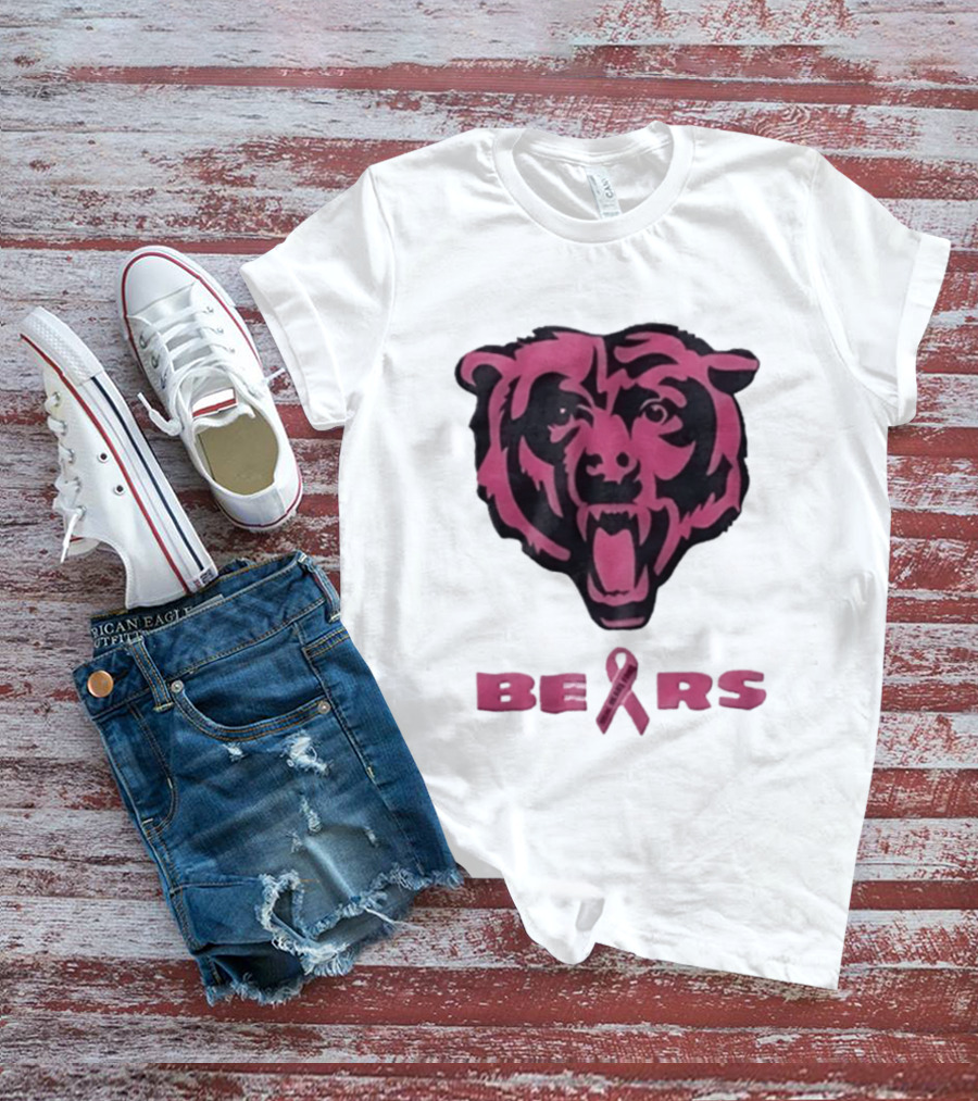 Chicago Bears Real Fans Wear Pink Breast Cancer Awareness 2026 T-Shirt