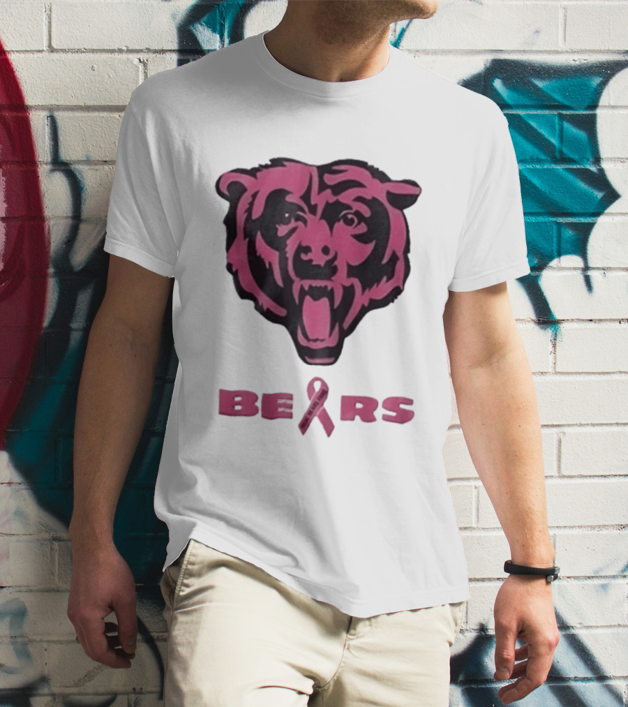 Chicago Bears Real Fans Wear Pink Breast Cancer Awareness 2026 T-Shirt