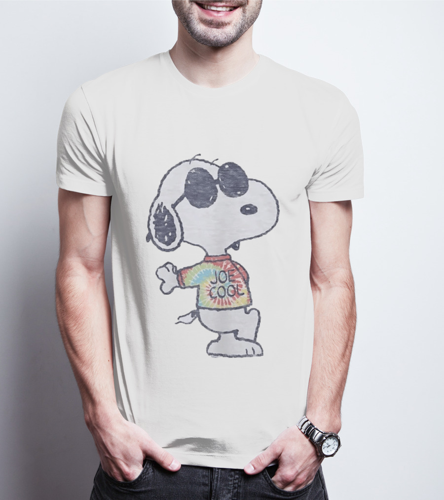 Joe Cool Snoopy Tie Dye Peanuts T-Shirt