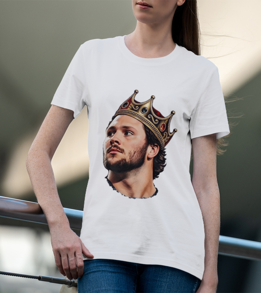 Josh Allen Buffalo Bills King Crown Football T-Shirt