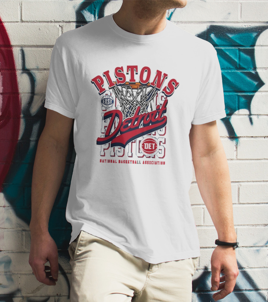Detroit Pistons The East National Basketball Association Basketball T-Shirt