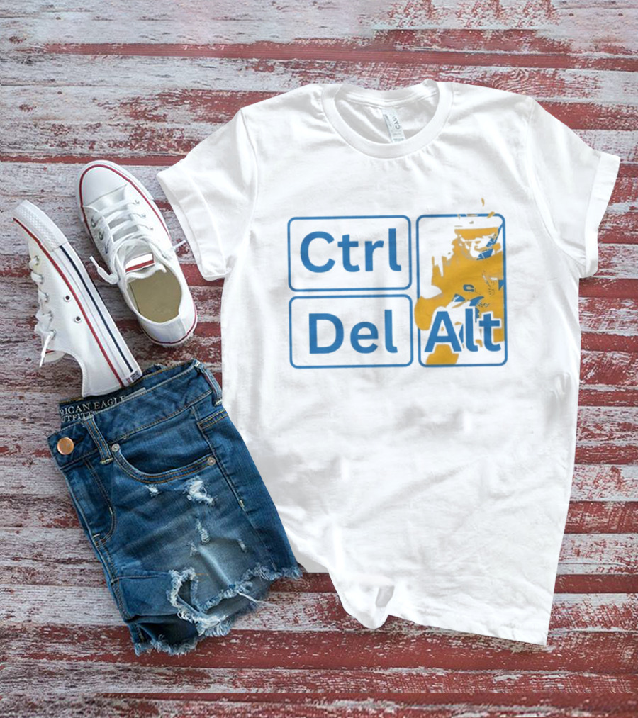 Los Angeles Football Ctrl Del Alt Gaming Keyboard Sports T-Shirt