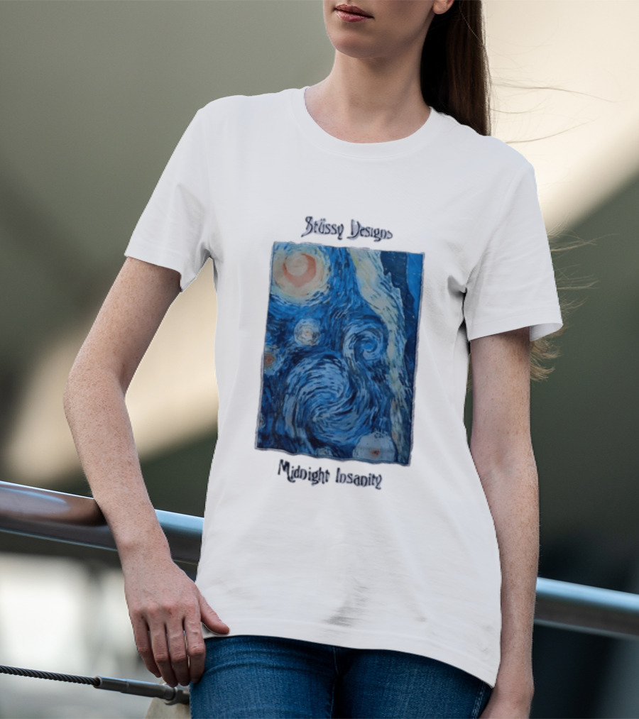 Stüssy Midnight Insanity The Starry Night T-Shirt