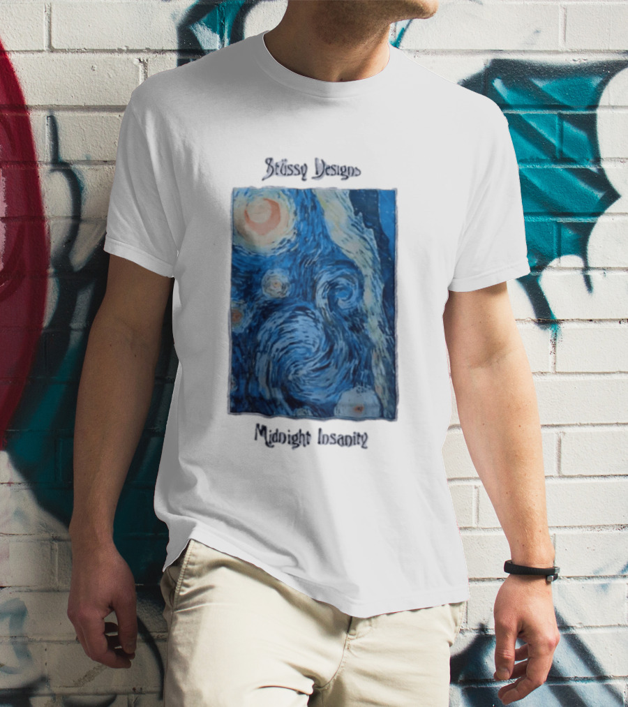 Stüssy Midnight Insanity The Starry Night T-Shirt