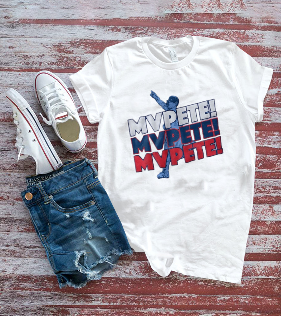 Pete Crow Armstrong Chicago Cubs MVPete Chant Celebration T-Shirt