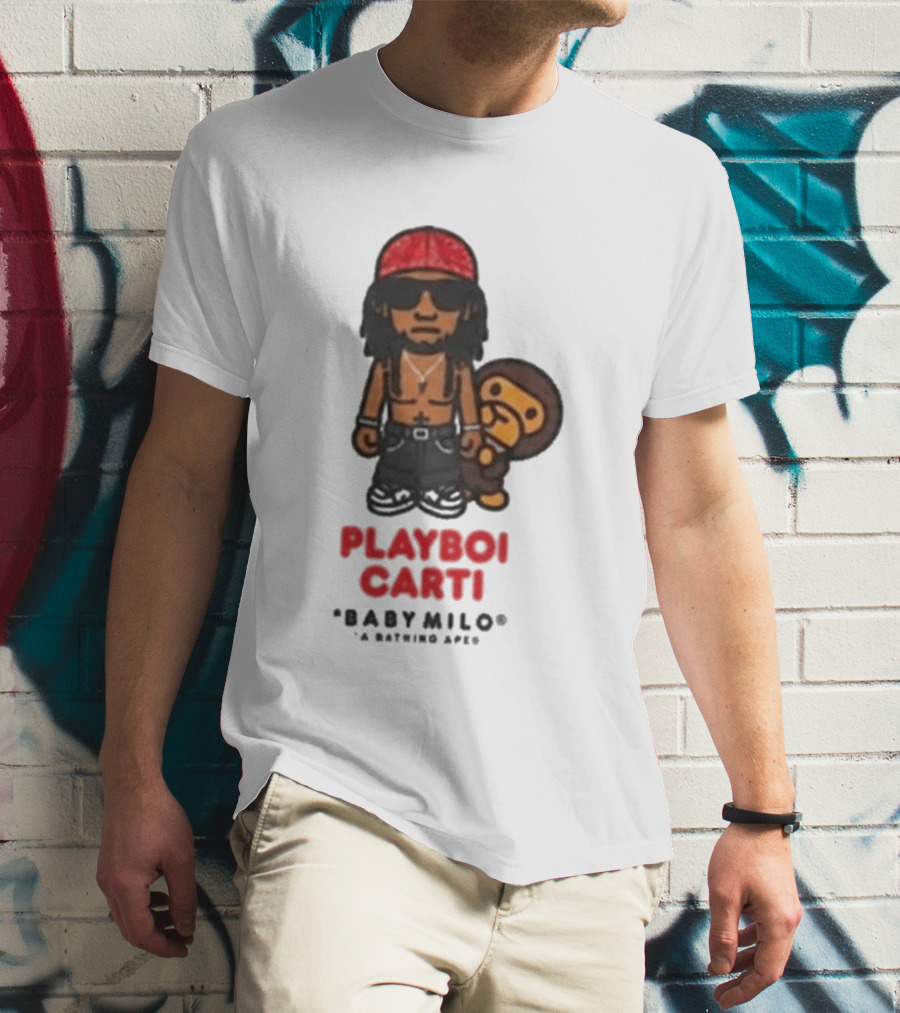 Playboi Carti Baby Milo A Bathing Ape Collaboration T-Shirt